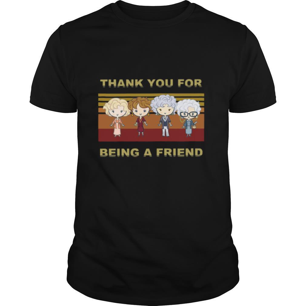 Golden Girls Thank You For Being A Friend Vintage Retro shirt