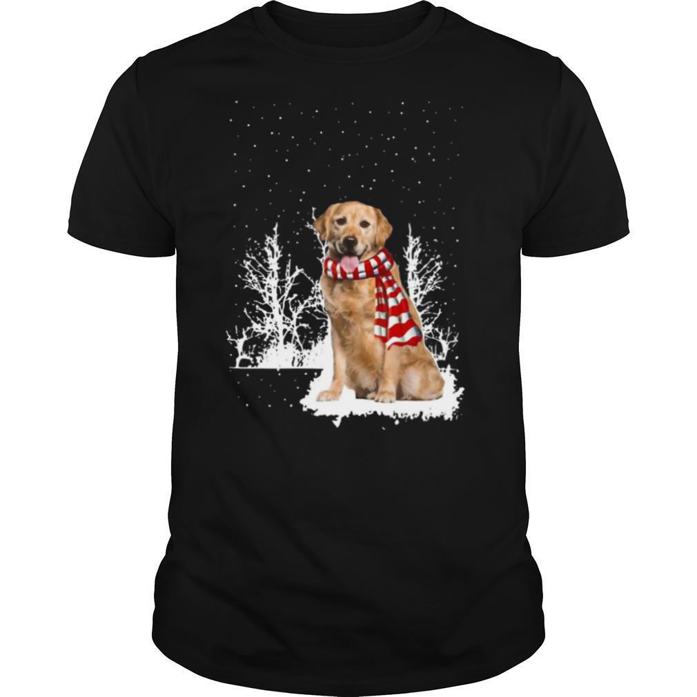 Golden Retriever Merry Christmas shirt