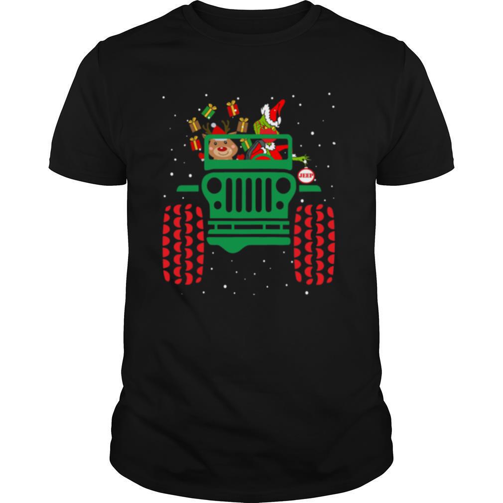 Grinch Wearing Face Mask Ugly Christmas Gift shirt