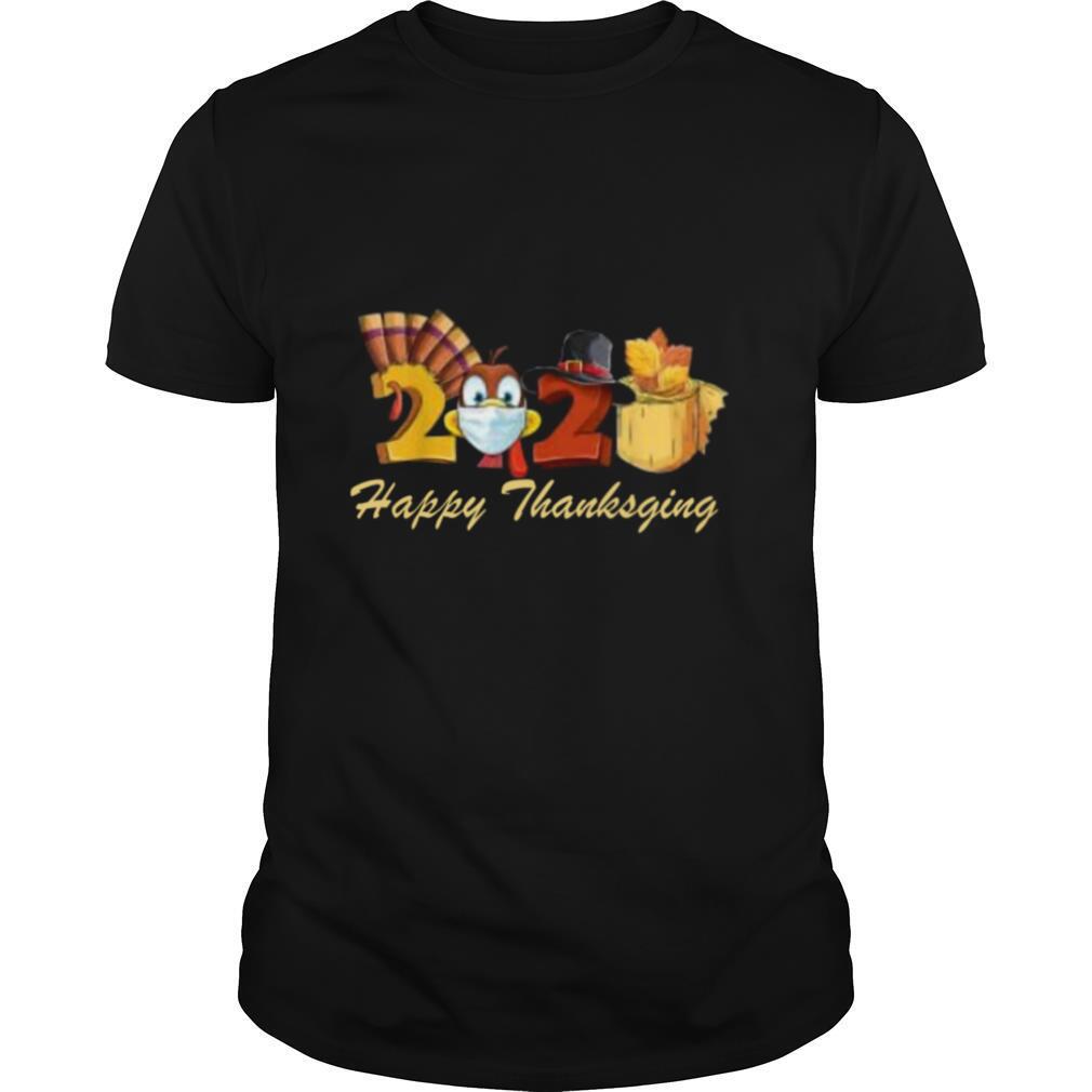 Happy Thanksgiving 2020 Turkey Wearing Mask Toilet paper shirt