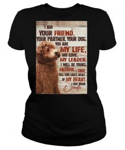I am your friend print canvas tshirt