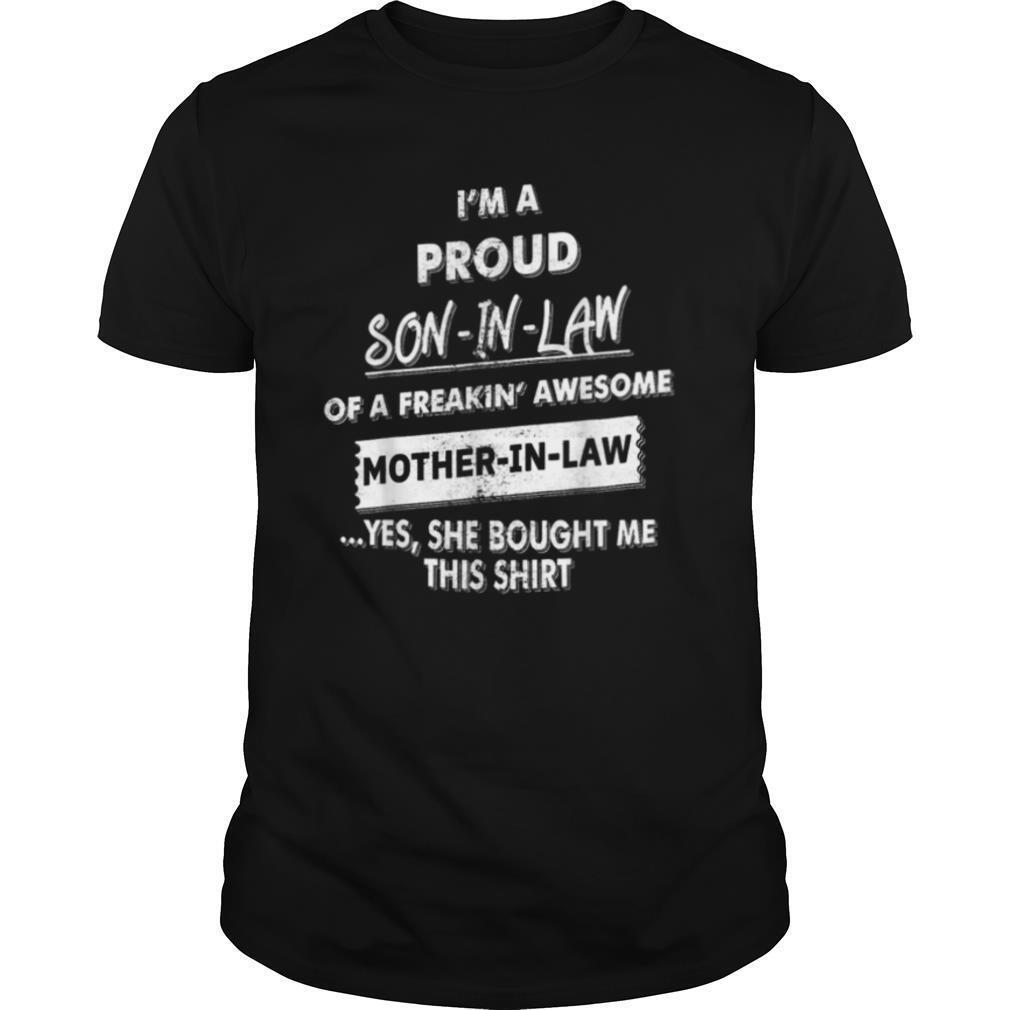 Im A Proud Son In Law shirt
