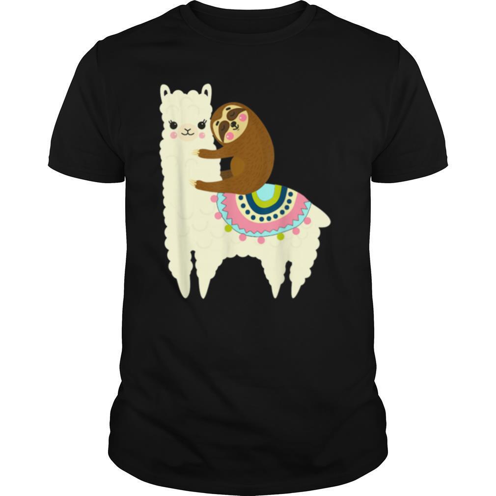 Llama And Sloth Best Friends Forever shirt