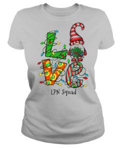 Love LPN Squad Gnome Nurse Christmas 2020 shirt