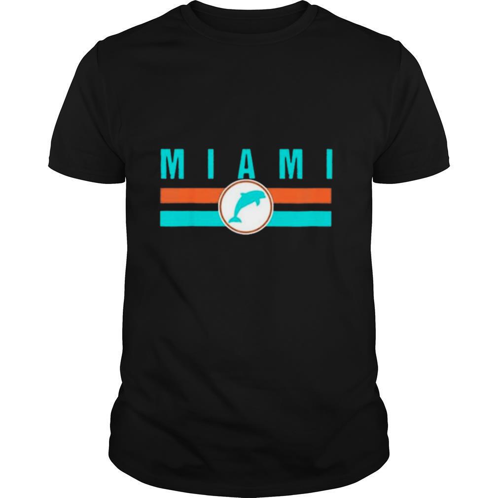 MIA Miami Local Standard MIA Retro Dolphin Miami FL shirt