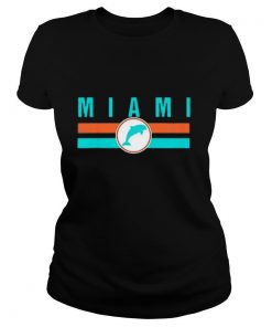MIA Miami Local Standard MIA Retro Dolphin Miami FL shirt