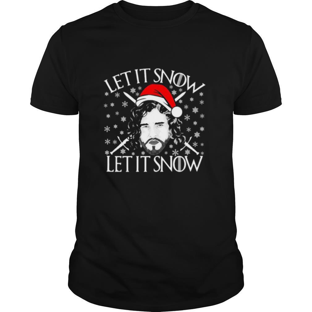 Merry Christmas Jon Let It Snow Let It Snow shirt