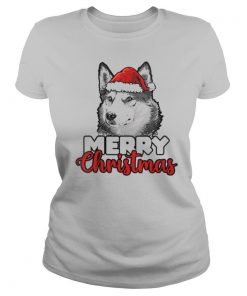 Merry Christmas Siberian Husky Dog shirt