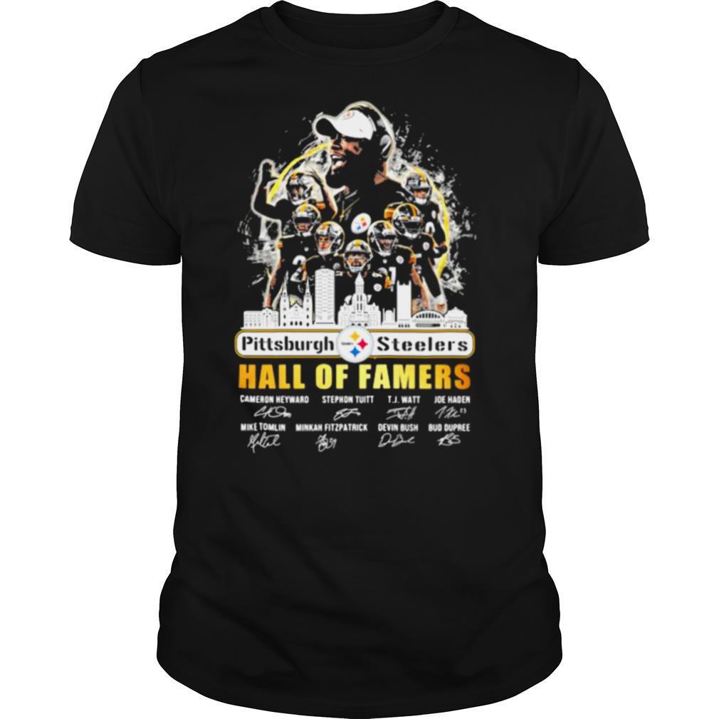 Pittsburgh Steelers Hall Of Famers Signuature Team shirt