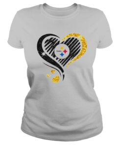 Pittsburgh Steelers diamond heart shirt
