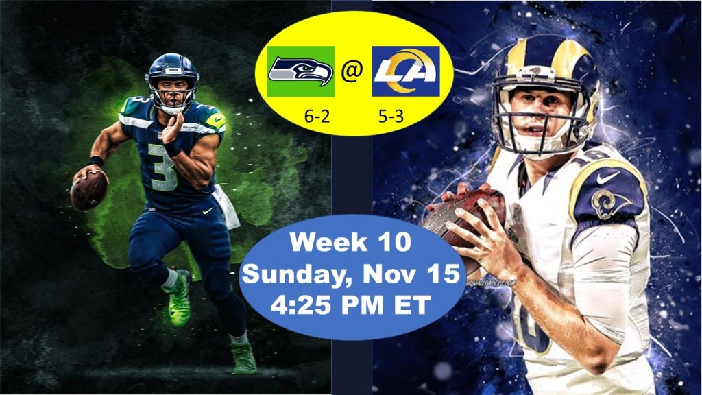 Preview of Week 10 Matchup Seattle Seahawks vs Los Angeles Rams Four Point Stance