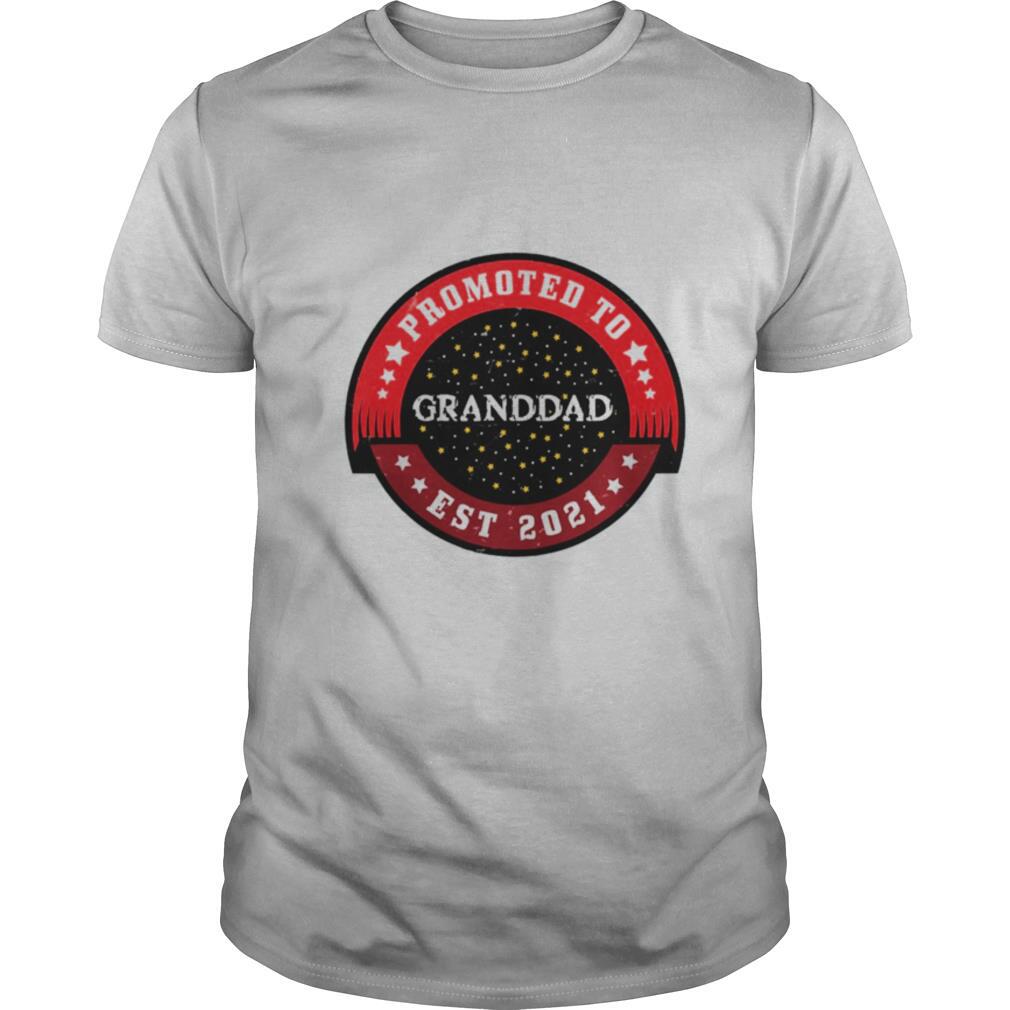 Promoted To Granddad Est 2021 Grandpa Again 2021 shirt