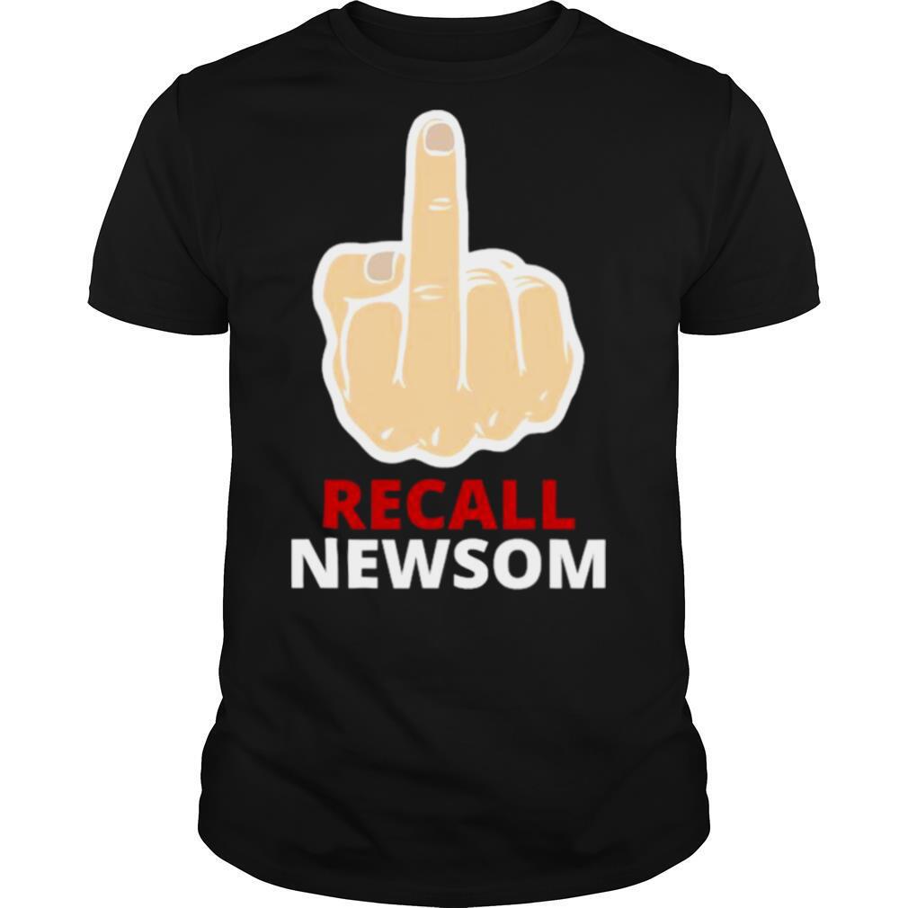 Recall Newsom 2020 Middle Finger shirt