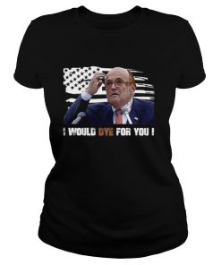 Rudy Giuliani Hair I Would Dye For You Dripping Running Down Face American Flag shirt