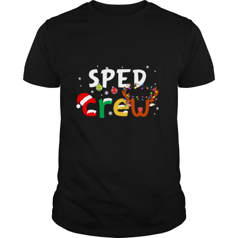 SPED Teacher Crew Christmas shirt