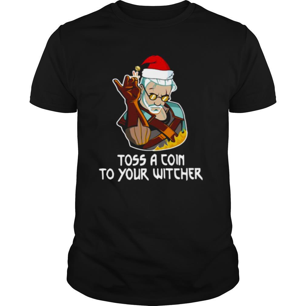 Santa Salt Bae Toss A Coin To Your Witcher Christmas shirt