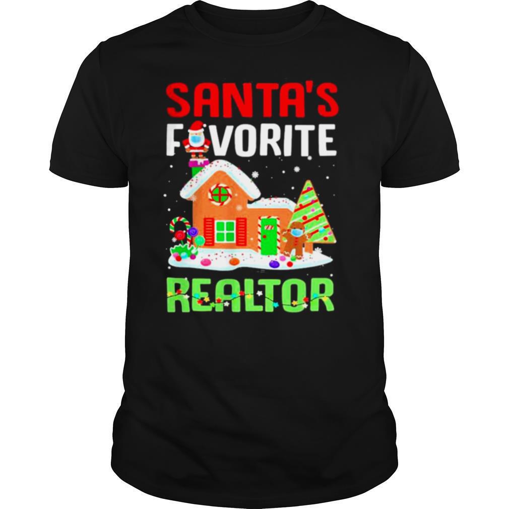 Santas Favorite realtor anti Covid 19 Merry Christmas 2020 shirt