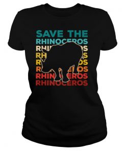 Save The Rhinoceros Environmentalist shirt