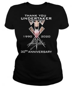 Thank You Undertaker 1990 2020 30th Anniversary shirt