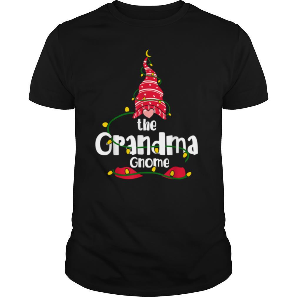 The Grandma Gnome Family Matching Group Christmas shirt