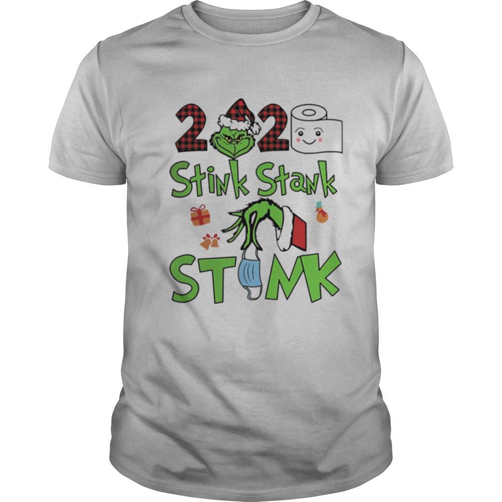 The Grinch 2020 stink stank stunk mask Christmas shirt