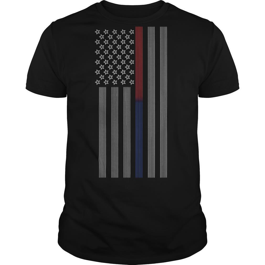 Thin Blue Line American Flag Back The Blue Patriotic Police shirt
