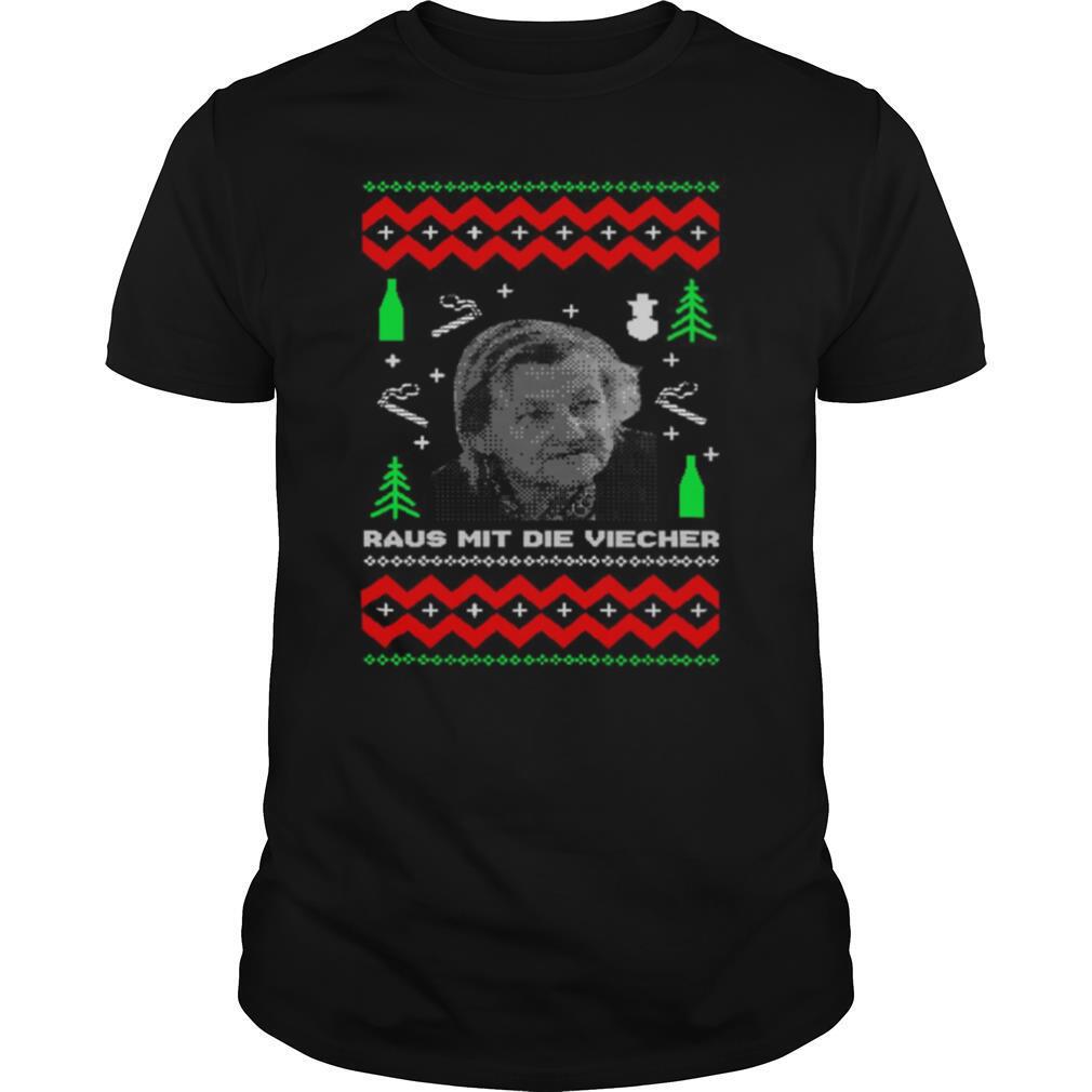 Ugly Christmas Familie Ritter Raus Mit Die Viecher shirt