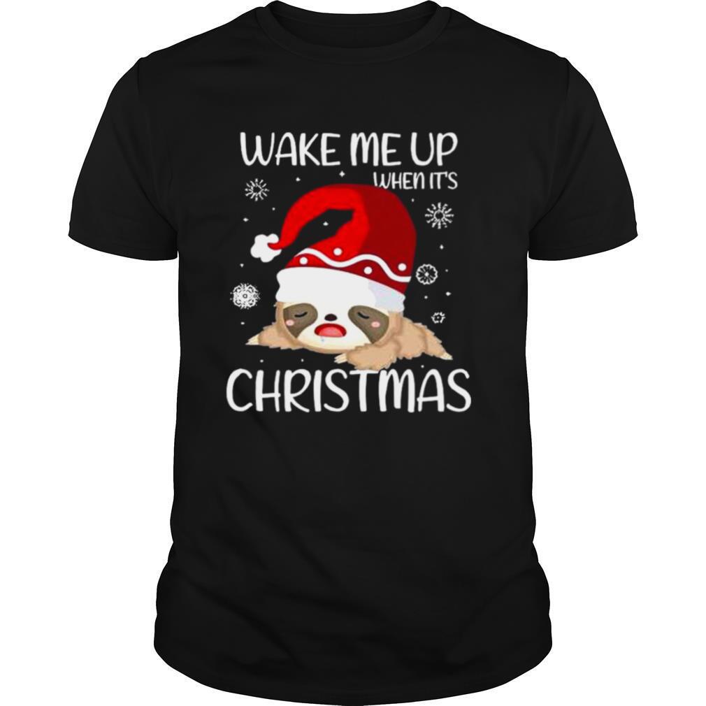 Wake Me Up When It’s Christmas shirt