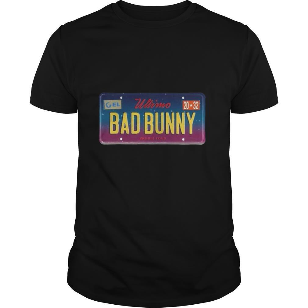 Wtimo World Tour Bad Bunny shirt