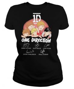 1D one direction chibi signature shirt