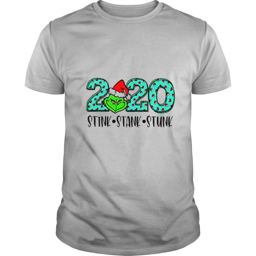 2020 The Grinch Santa Stink Stank Stunk Christmas shirt