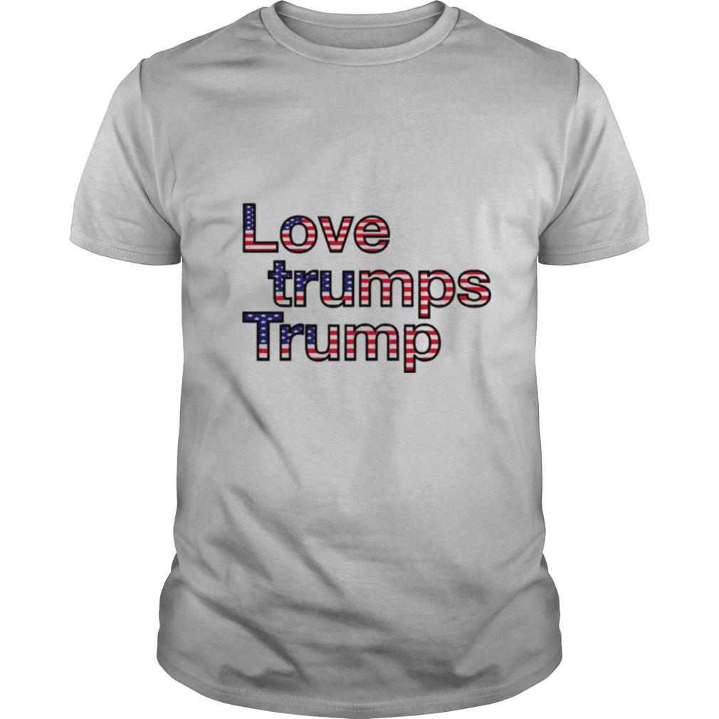 2021 Inauguration Day Love Trumps Trump American Flag shirt