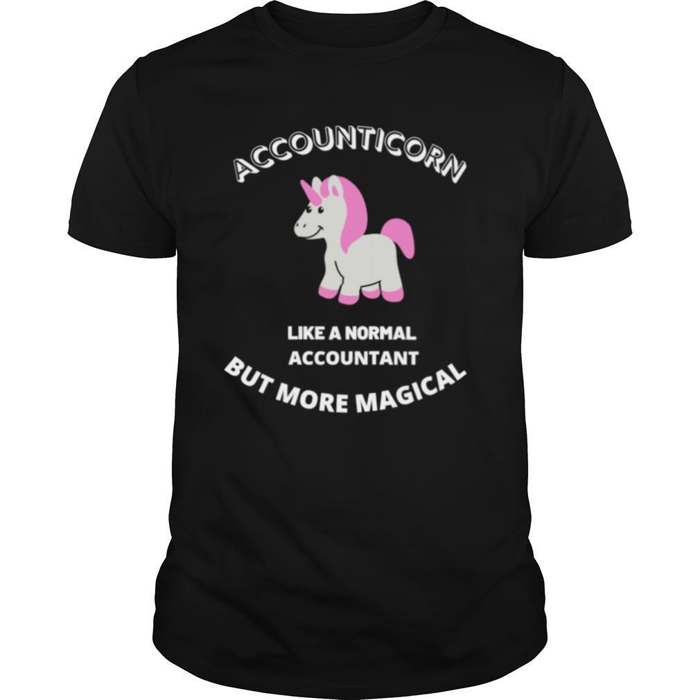 Accounting Accounticorn CPA Unicorn shirt