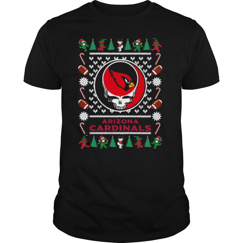 Arizona Cardinals Grateful Dead Ugly Christmas shirt