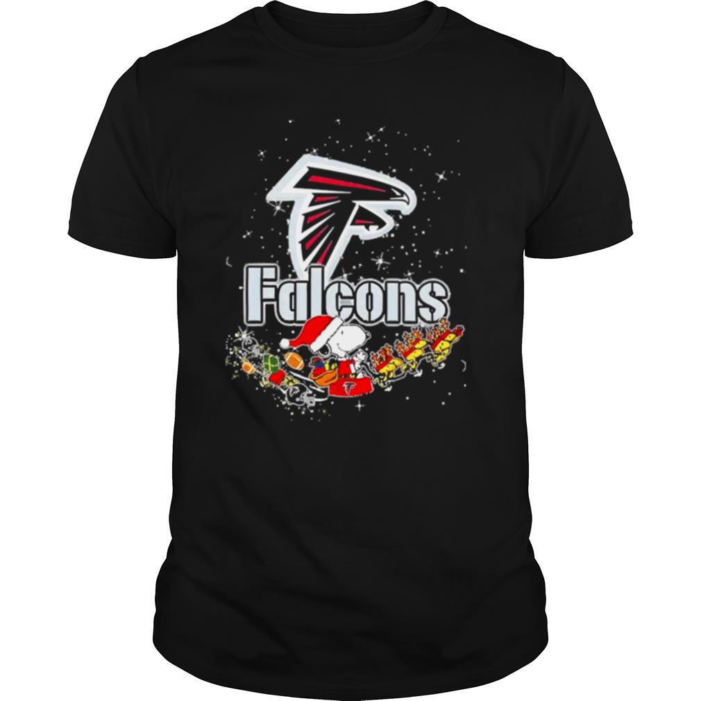 Atlanta Falcons Snoopy Christmas shirt