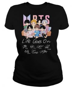 BTS Life Goes On Signatures shirt