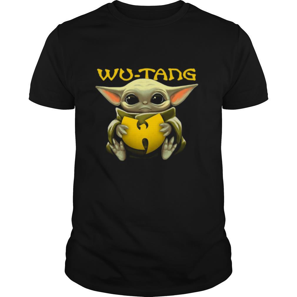 Baby Yoda Hugs Wu Tang shirt