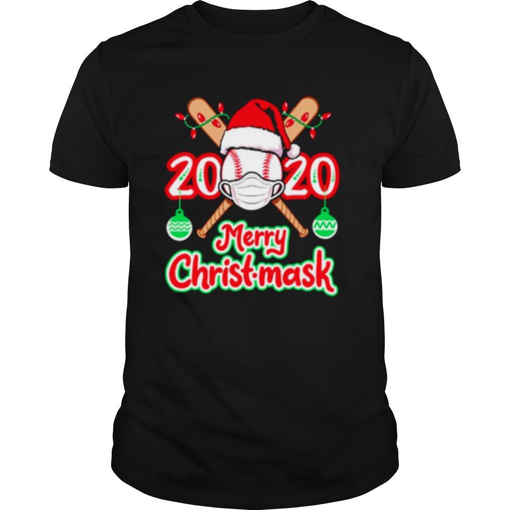 Baseball Face Mask Merry Christmask 2020 shirt
