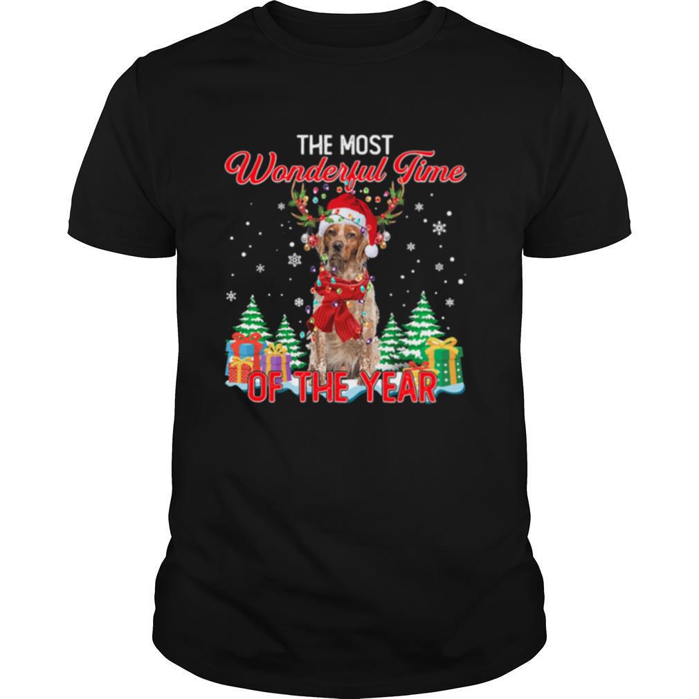 Brittany Santa the most wonderful time of the year Christmas shirt