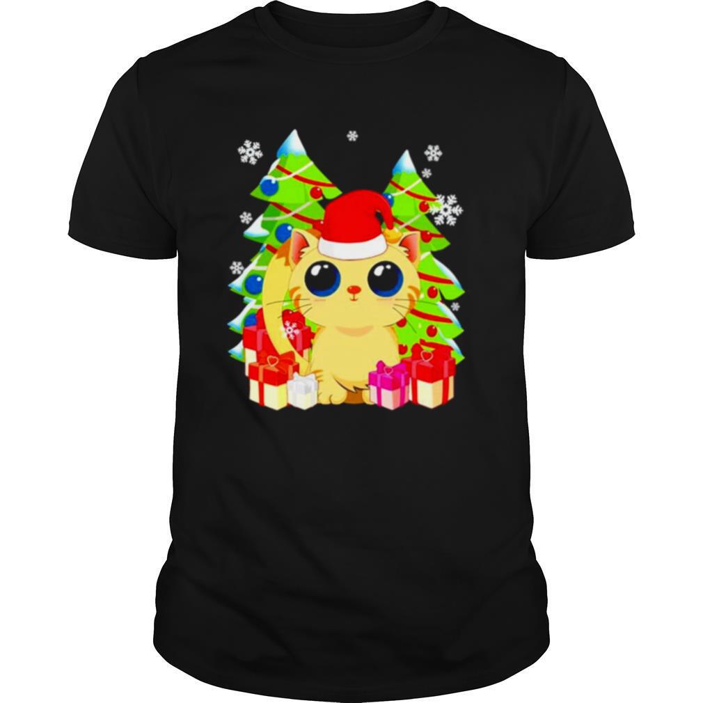 Cat Santa Christmas gift for Kitten lovers shirt
