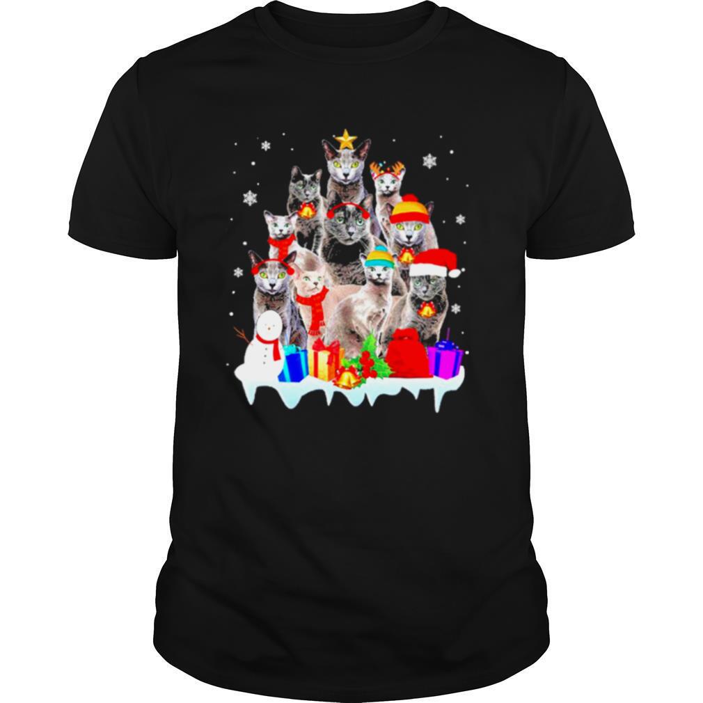 Cat merry christmas shirt