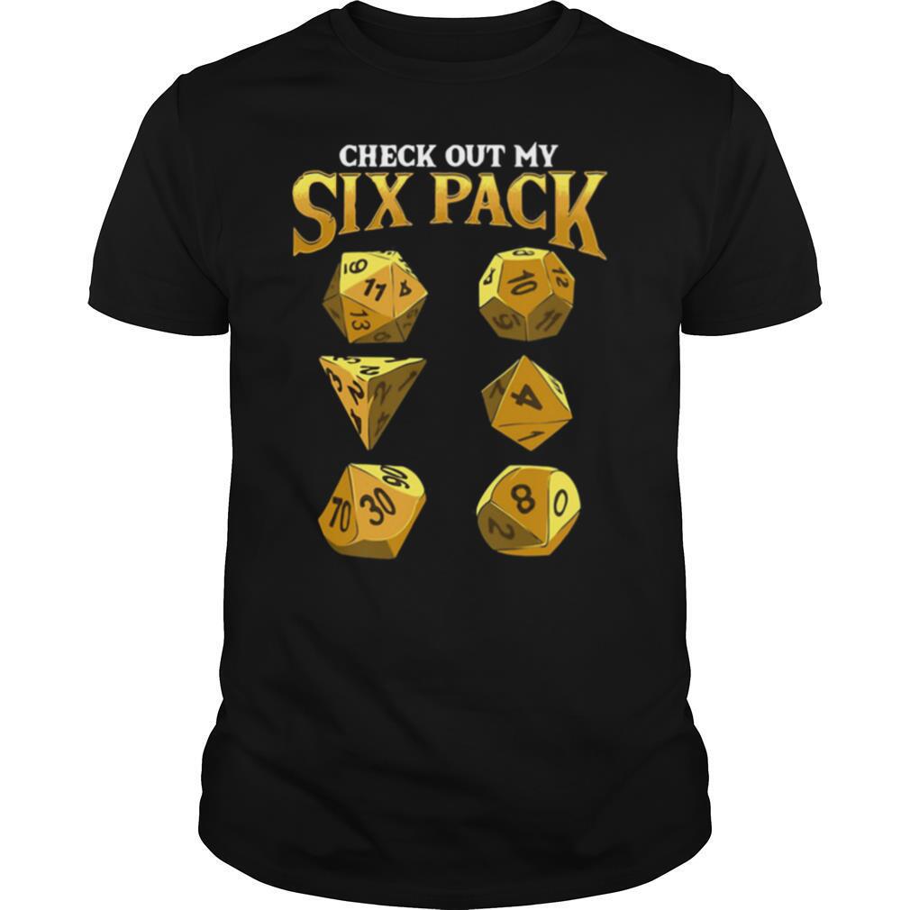 Check Out My Six Pack Casino Dice shirt