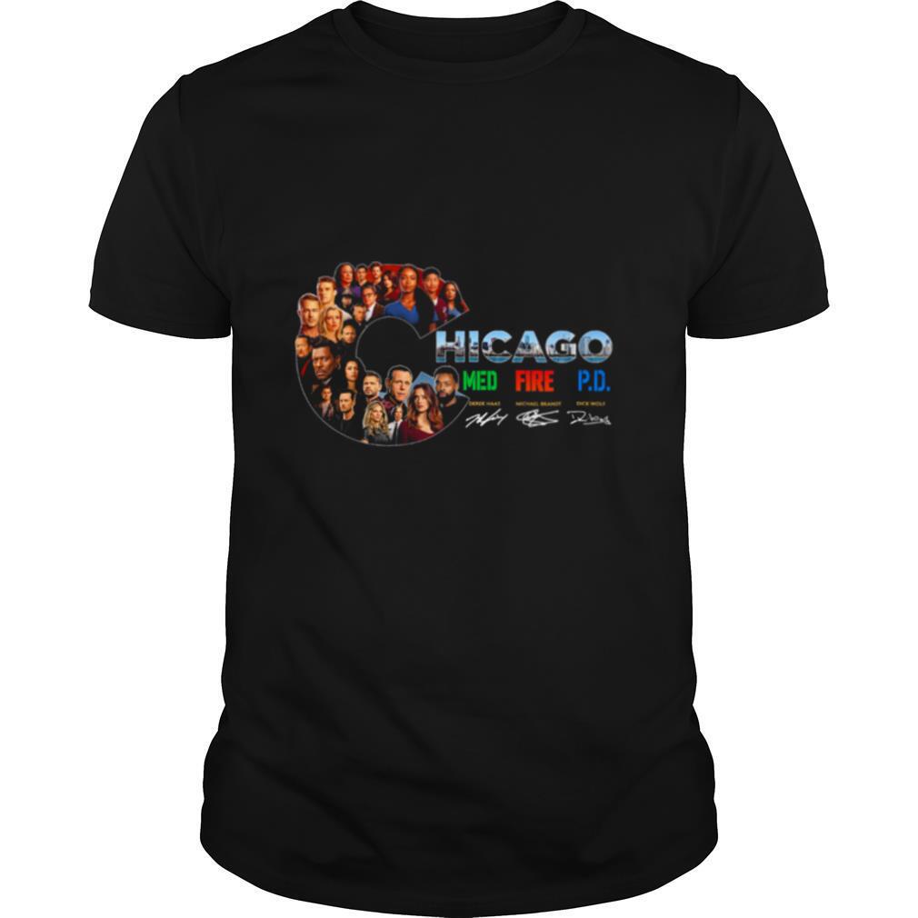 Chicago Med Fire PD Signatures shirt