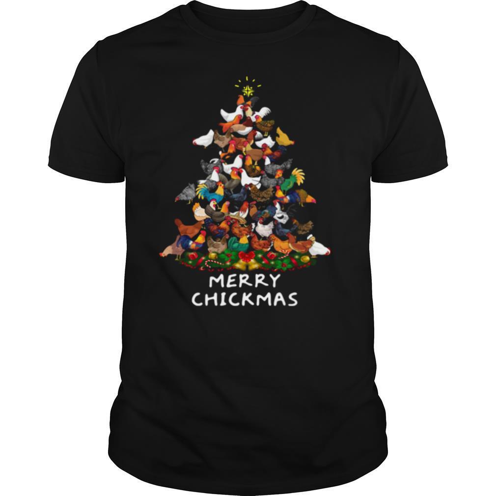 Chicken Tree Merry Chickmas shirt