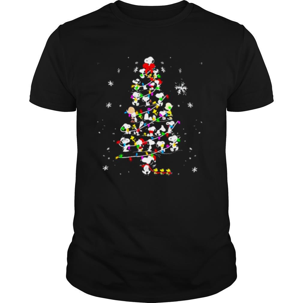 Christmas Tree Snoopy Peanuts Merry Xmas shirt