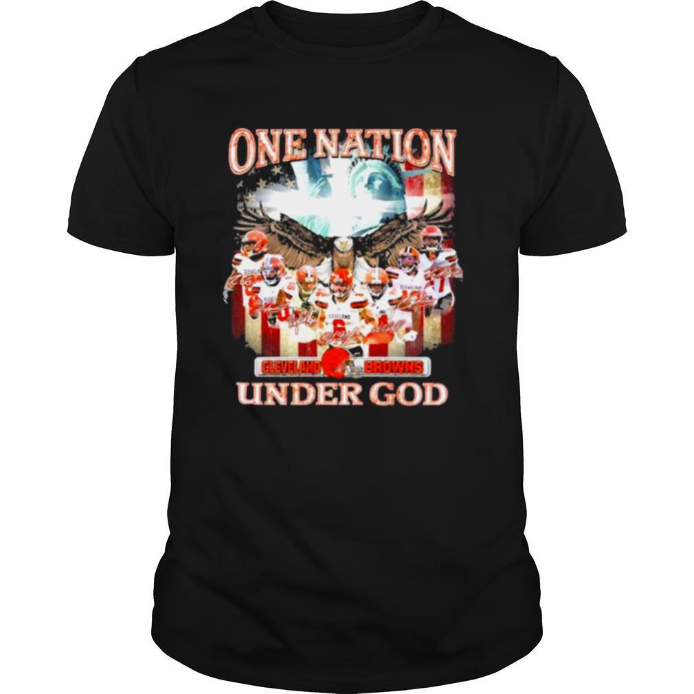 Cleveland Browns one nation under God vintage shirt
