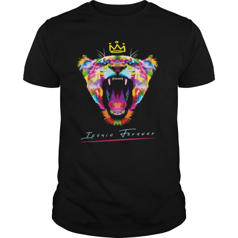 Colorful Queen Lioness with Crown shirt