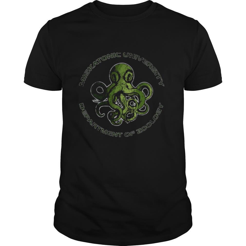 Cthulhu Lovecraft Miskatonic University Department Of Zoology shirt