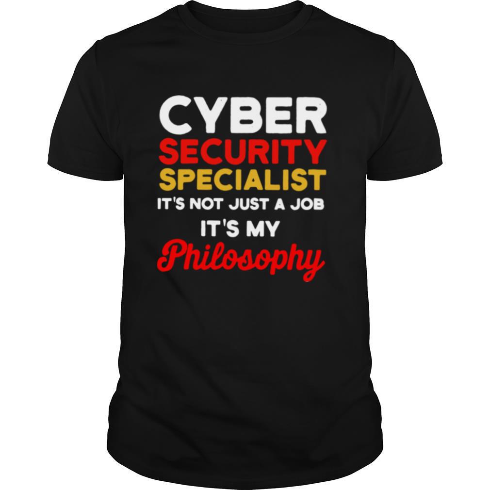 Cybersecurity IT Analyst Just Job Certified Tech Security shirt