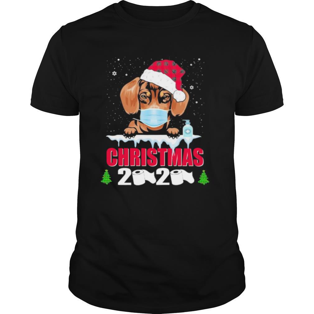 Daschund Santa Christmas 2020 shirt